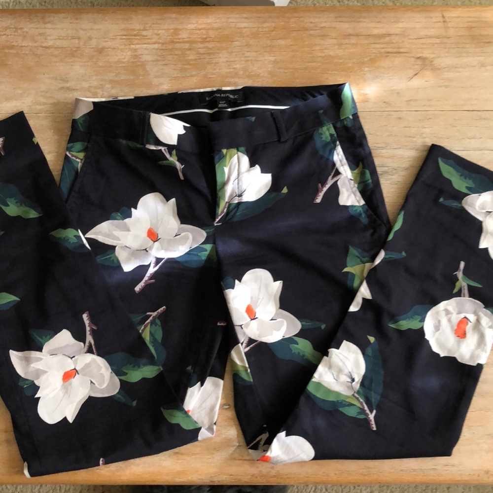 Banana Republic floral pants